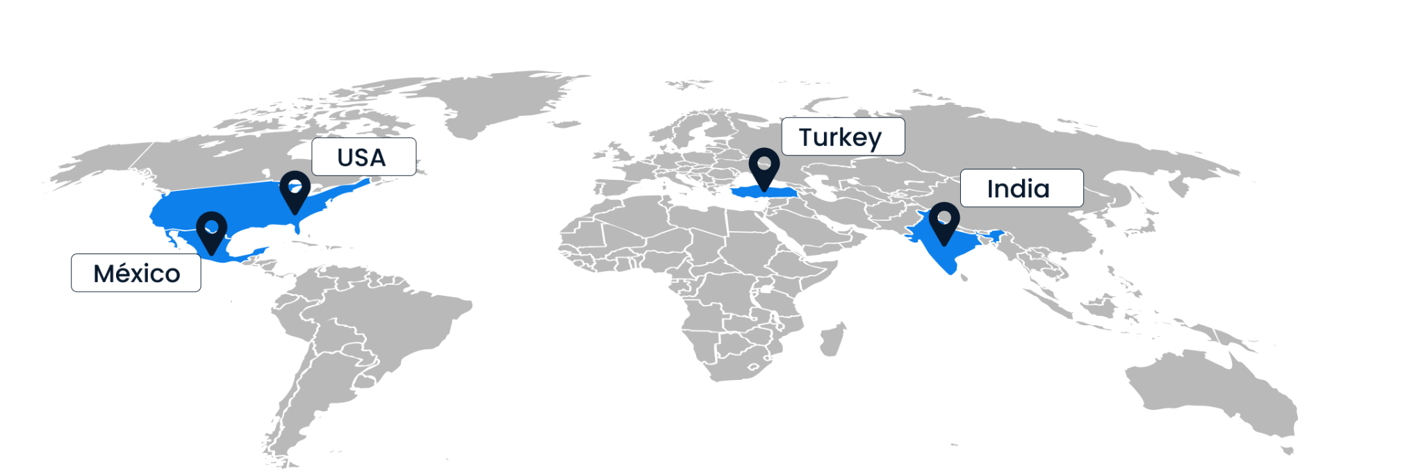 Quloi's Offices throughout the globe