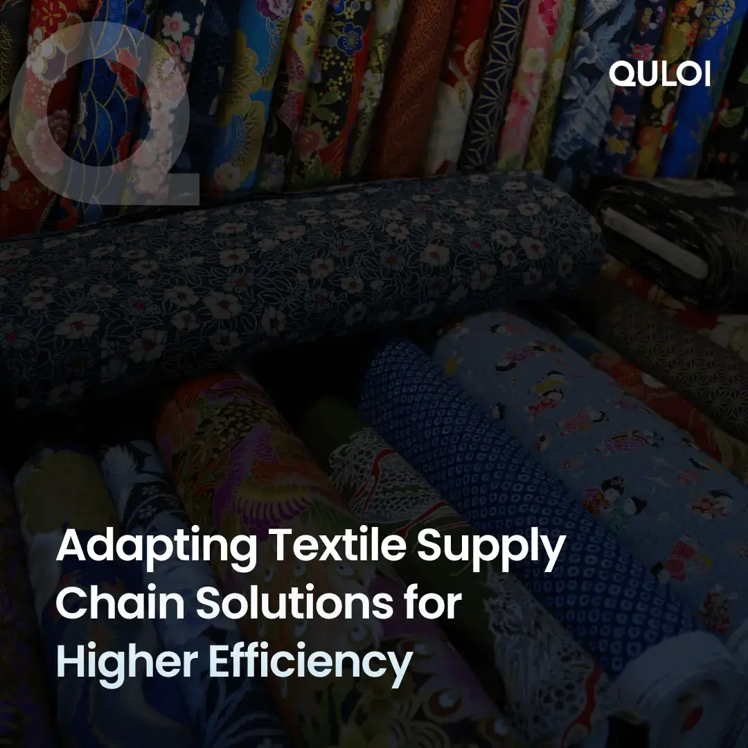 Cover for Textile Supply Chain Solutions for Higher Efficiency Whitepaper | Quloi