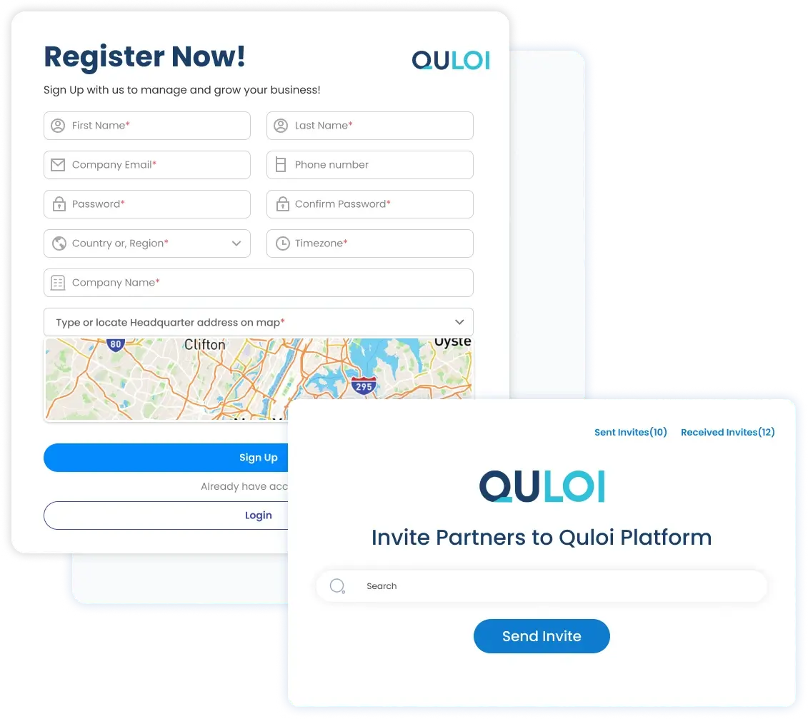 Image displaying Supplier Onboarding on Quloi's Collaboration Platform | Quloi