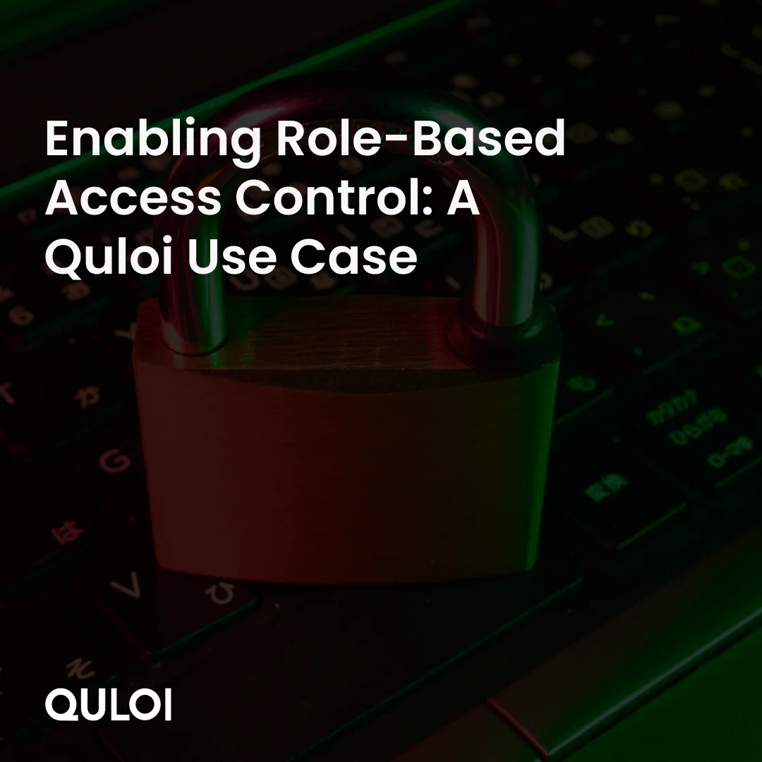 Cover for Enabling a Role-Based Access Control: A Quloi Use Case